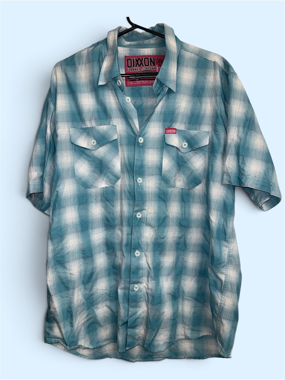 Dixxon Men's Flannel Short Sleeve Shirt
